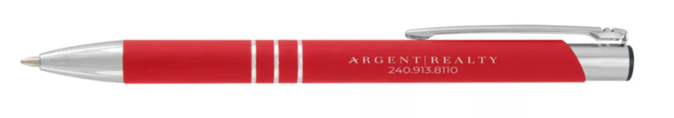 Argent Pen Red