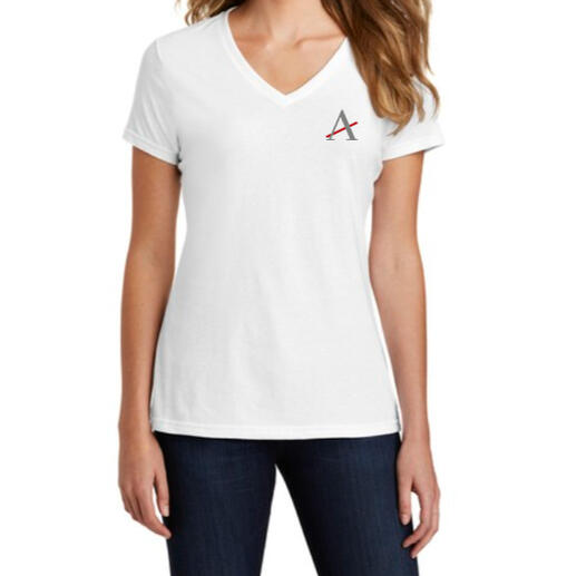 women's short sleeve white